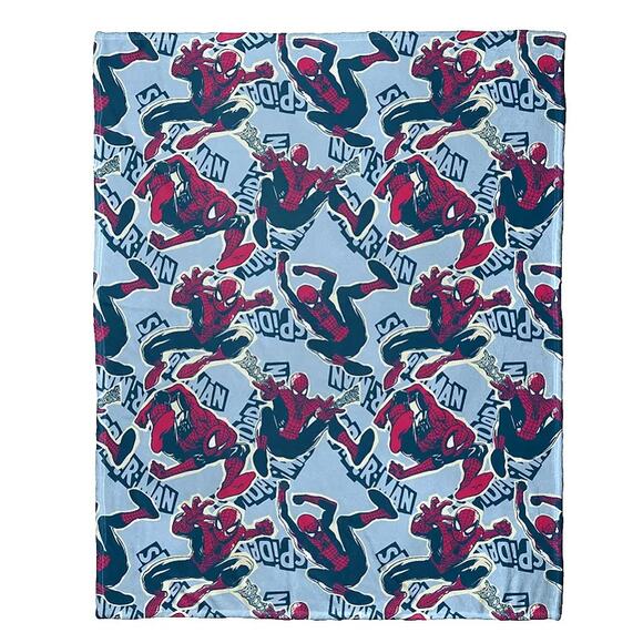 Spider-Man Micro Raschel Throw Blanket - Picture 1 of 7